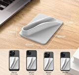 İpeksi Silikon Lipbalm Tutucu Yapışkanlı Telefon Kılıfı Aksesuarı