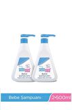 Sebamed Baby Göz Yakmayan Yenidoğan Uyumlu Saç ve Vücut Şampuanı 2x500 ml