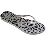 Slim Siyah Leopar Kadın Terlik
