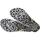 Slim Siyah Leopar Kadın Terlik