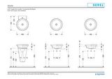 Serel Helios  46 cm Tezgah Üstü Çanak Lavabo HL35DXS110H 