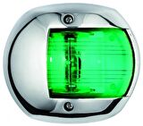 Maxi 20 seyir feneri Paslanmaz Çelik Gövde ve Lens Sancak Feneri 12V 25W