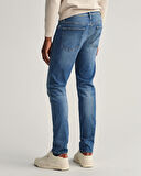 GANT Erkek Mavi Extra Slim Fit Jean Pantolon