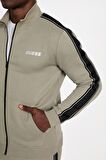 Erkek Mickey Full Fermuarlı Sweatshirt - Yeşil | XL