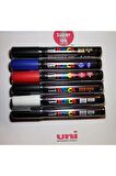 Uni Posca Unı Posca Pc-5m 6'lı Set
