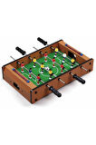Oyuncak Ahşap Langırt Masa Maçı-football Masa Oyunu 4 Kollu 12 Figürleri
