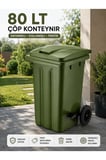 85 LT Tekerlekli Pedallı Çöp Konteyneri