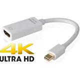 4K Destekli Mini DisplayPort To Hdmi Çevirici Dönüştürücü Adaptör