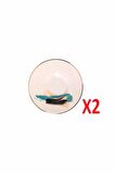 Porland Dash Desen Çay Tabağı 11cm 2 li 04ALM008508