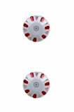 Porland Kırmızı Yaldız Çay Tabağı 11cm 2 li 04POR005231
