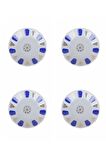 Porland Mavi Yaldız Çay Tabağı 11cm 4 lü 04POR005232