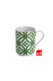 Porland Morocco Desen Yeşil Kupa 340cc 4 LÜ 04AP018891