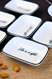 Tabak Evi Motto Gift Kayık Tabak 6 lı 14x10x2cm