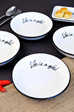 Tabak Evi Motto Gift Tabak 240cc 4 lü 15x15x2cm