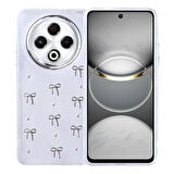 Tecno Spark 30 4G Uyumlu Kılıf Airbag Tasarımlı Simli Şeffaf Kutup Kapak