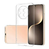 Honor Magic 7 Lite Uyumlu Kılıf Şeffaf Pürüzsüz Süper Silikon Kapak