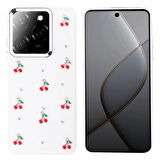 Tecno Spark 20 Pro 5G Uyumlu Kılıf Darbe Koruma Airbag Tasarımlı Simli Şeffaf Kutup Kapak