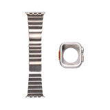Apple Watch Ultra 49mm Uyumlu KRD-126 Sert Kasa Koruyuculu Metal Kordon