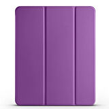 Apple iPad Pro 11 2020 (2.Nesil) Uyumlu 11 İnç Smart Cover Kalem Bölmeli Standlı 1-1 Kılıf