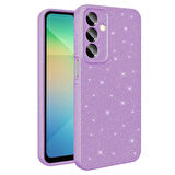 Galaxy A16 Uyumlu Kılıf Kamera Korumalı Simli Lüks Koton Kapak