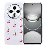 Tecno Spark 30 4G Uyumlu Kılıf Airbag Tasarımlı Simli Şeffaf Kutup Kapak