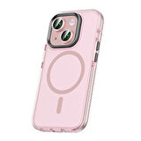 iPhone 15 Uyumlu Kılıf Airbagli Magsafe Wireless Şarj Özellikli Lens Koruyuculu Klaptika Kapak