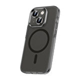 iPhone 15 Uyumlu Kılıf Airbagli Magsafe Wireless Şarj Özellikli Lens Koruyuculu Klaptika Kapak