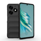Tecno Spark 20 Uyumlu Kılıf Esnek TPU Oyuklu Arka Yüzey Etnik Silikon Kapak