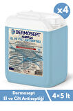 Dermosept Handplus El ve Cilt Antiseptiği 5 L - 4 Lü Paket
