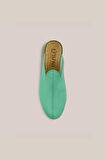 Man Classical Mule Leather Mint Green
