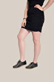 Women Oxford Barefoot Leather Deep Black