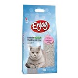 Enjoy Bebek Pudrası Kokulu Bentonit Kedi Kumu 10 Lt