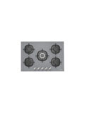 Silverline 3'lü Ankastre Set Gri Cam Set  BO6502S02-3481 Gri -CS5622S01