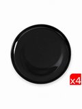 Kütahya Porselen Moderna Servis Tabağı Siyah 24cm MOD24DU740104 4 lü