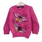 SRC KELEBEK DESENLİ KIZ ÇOCUK SWEAT