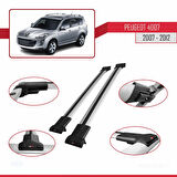 Peugeot 4007 2007-2012 Arası ile Uyumlu FLY Model Ara Atkı Tavan Barı Gri 2 Adet