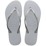 Slim Sparkle II Ice Grey Kadın Terlik