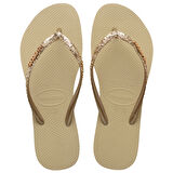 Slim Glitter II Sand Grey Kadın Terlik
