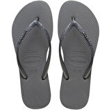 Slim Glitter Grey Kadın Terlik