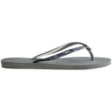 Slim Glitter II Steel Grey Kadın Terlik