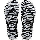 Slim Animals Glitter Black Kadın Terlik