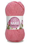 5 Adet Cotton Lüks Yelek Tunik Kazak Bluz Hırka İpi Yünü Gül Pembe 97551