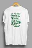 Peace Among Worlds - Ön Ve Arka Baskılı Üniseks Oversize T-shirt