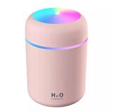 Ultrasonik Hava Nemlendirici Buhar Makinesi Ve Aroma Difüzörü Led Işıklı 300ml Hava Oda Araç 