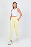 Nomira Beli Lastikli Gabardin Pantolon TNS-4156