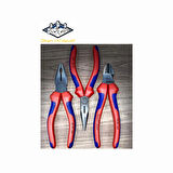Knipex 3'lü SET 160mm PENSE 160mm YANKESKİ 160mm KARGABURUN