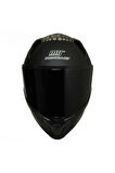 M-910 Mat Siyah-gri-sarı Güneş Vizörlü Kask (GRİ CAMLI)