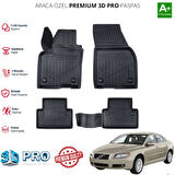 VOLVO S40 ARACA ÖZEL 3D PASPAS 2004 2005 2006 2007 2008 2009 2010 2011 2012