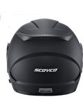 Scoyco 868 Night Çene Açılır Kask
