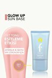 Flormar Sun Lovers Glow Up Nemlendirici Etkili & Işıltılı Bitişli Güneş Koruyucu Baz Spf50- 001 Şeffaf